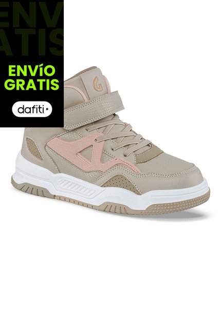 Tenis Urbanos Lemaz Beige Los Gomosos Para Niña