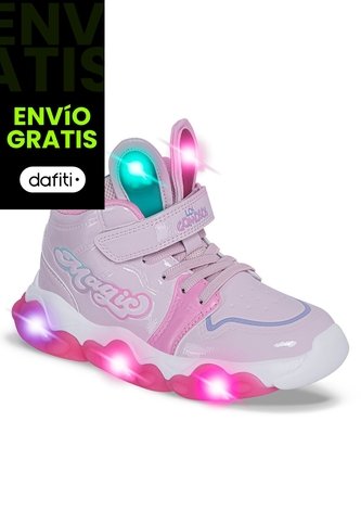 Tenis Con Luces Pidom Rosa Los Gomosos Para Niña Los Gomosos