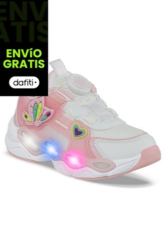 Tenis Con Luces Zadom Rosa Los Gomosos Para Niña Los Gomosos