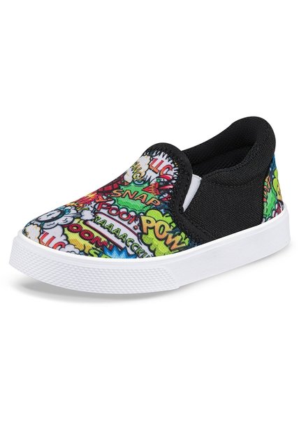 Tenis Trinket Negro Para Niño Los Gomosos