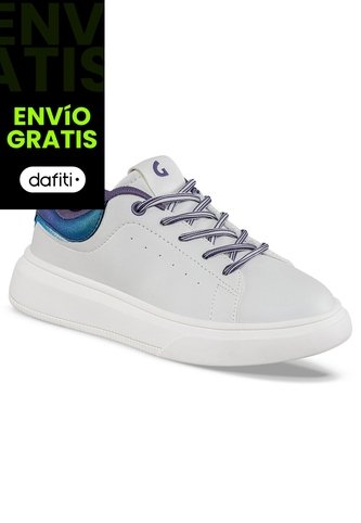 Tenis Casuales Kivra Blanco-Mora Los Gomosos Para Niña Los Gomosos