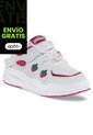 Tenis Urbanos Ginav Blanco-Vino Los Gomosos Para Niña de Los Gomosos