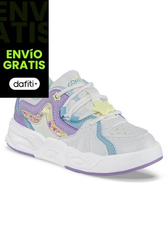 Tenis Urbanos Riboty Blanco-Azul Los Gomosos Para Niña Los Gomosos