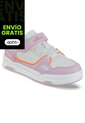 Tenis Urbanos Wruxp Blanco-Rosa Los Gomosos Para Niña de Los Gomosos