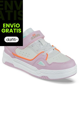 Tenis Urbanos Wruxp Blanco-Rosa Los Gomosos Para Niña Los Gomosos