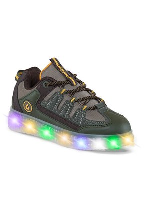 Tenis Con Luces Isser Verde Para Niño Los Gomosos