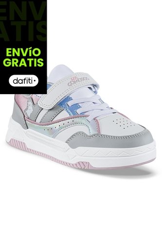 Tenis Casuales Okaran Gris Los Gomosos Para Niña Los Gomosos