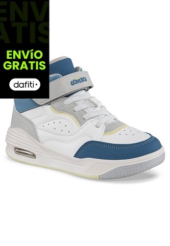 Tenis Urbanos Lender Blanco-Azul Los Gomosos Para Niño Los Gomosos