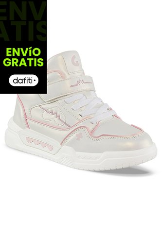 Botas Ziraf Blanco-Rosa Los Gomosos Para Niña Los Gomosos