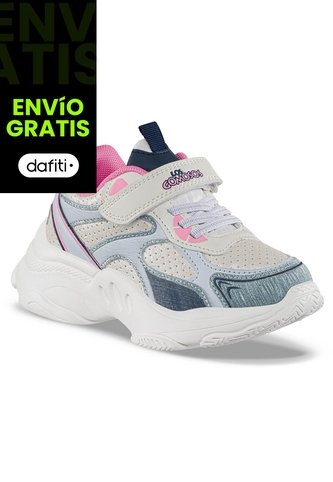Tenis Urbanos Mochil Blanco-Azul Los Gomosos Para Niña Los Gomosos