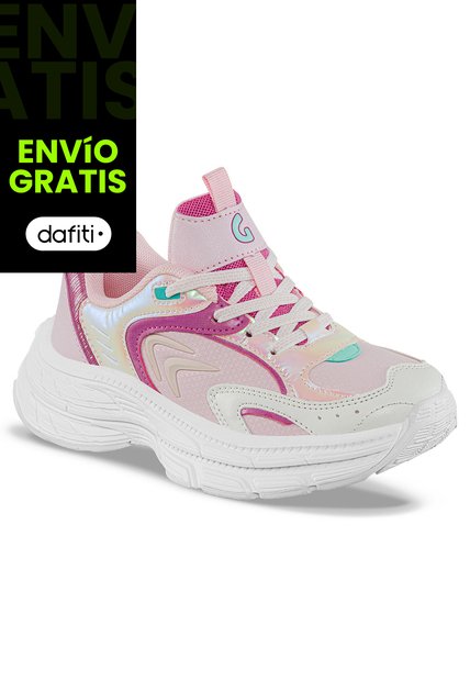 Tenis Urbanos Ofalum Rosa Los Gomosos Para Niña
