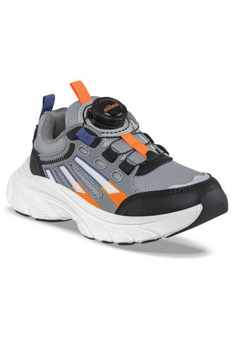 Tenis Urbanos Vadom Gris-Naranja Los Gomosos Para Niño Los Gomosos