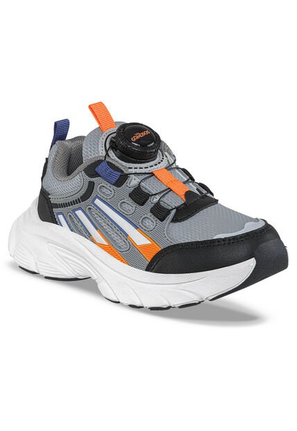 Tenis Urbanos Vadom Gris-Naranja Los Gomosos Para Niño