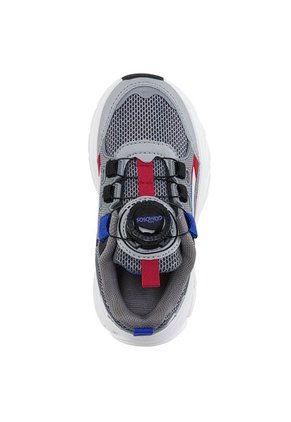 Tenis Urbanos Vadom Gris-Rojo Los Gomosos Para Niño