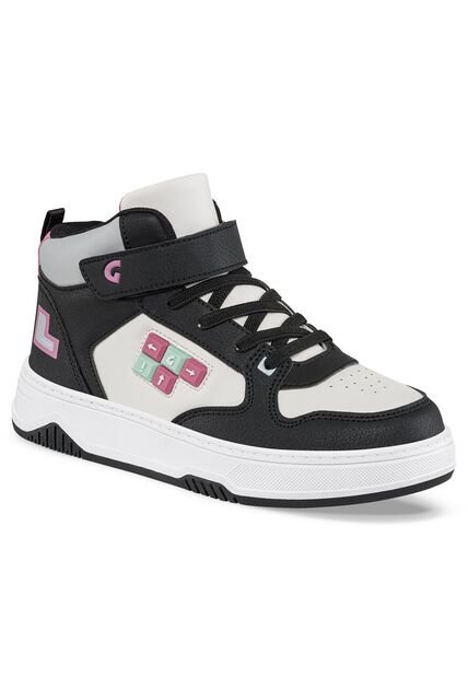 Tenis Odyl Blanco-Negro Para Niña Los Gomosos