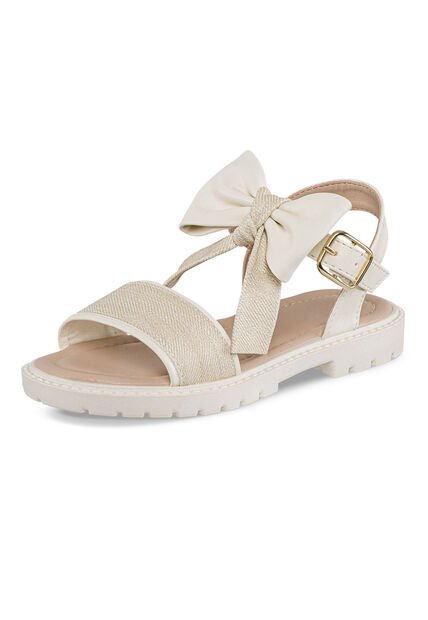 Sandalias Valeri Beige Para Niña Los Gomosos