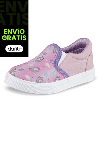 Tenis Casuales Dalerin Rosa Los Gomosos Para Niña Los Gomosos
