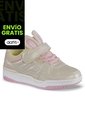 Tenis Casuales Korisa Beige Los Gomosos Para Niña de Los Gomosos