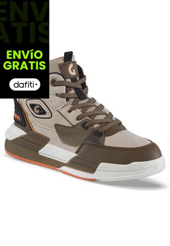 Tenis Urbanos Vazo Beige-Café Los Gomosos Para Niño Los Gomosos