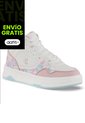 Tenis Urbanos Geximu Blanco-Rosa Los Gomosos Para Niña de Los Gomosos