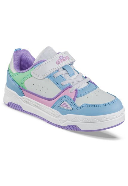 Tenis Urbanos Wruxp Blanco-Azul Los Gomosos Para Niña