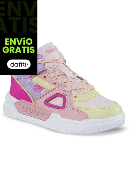 Tenis Urbanos Renyr Rosa Los Gomosos Para Niña
