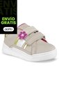 Tenis Casuales Zowie Beige Los Gomosos Para Niña de Los Gomosos