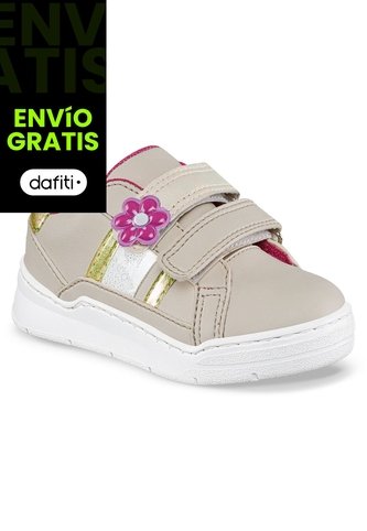 Tenis Casuales Zowie Beige Los Gomosos Para Niña Los Gomosos