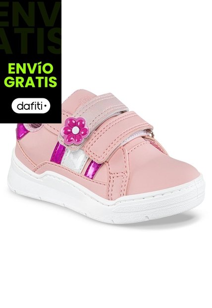 Tenis Casuales Zowie Rosa Los Gomosos Para Niña