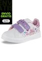 Tenis Casuales Reny Blanco-Rosa Los Gomosos Para Niña de Los Gomosos