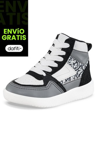 Botas Mostac Alto Inf Negro Los Gomosos Para Niño Los Gomosos