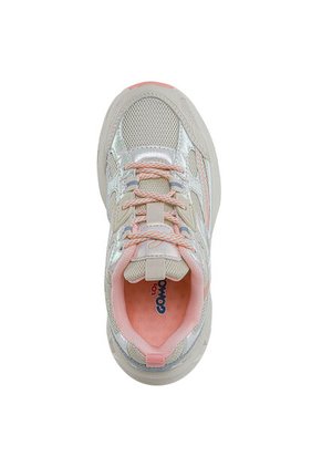 Tenis Urbanos Hysi Beige-Coral Los Gomosos Para Niña