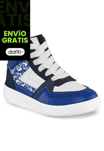 Botas Mostac Alto Inf Azul Los Gomosos Para Niño Los Gomosos