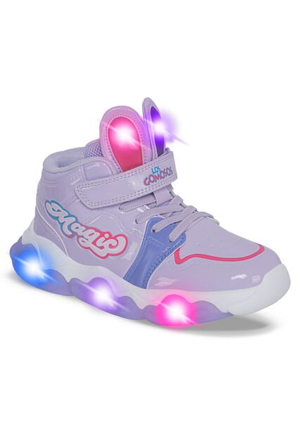 Tenis Con Luces Pidom Mora Los Gomosos Para Niña
