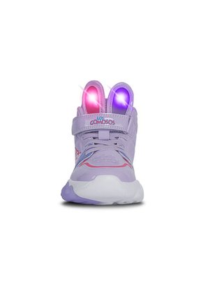 Tenis Con Luces Pidom Mora Los Gomosos Para Niña