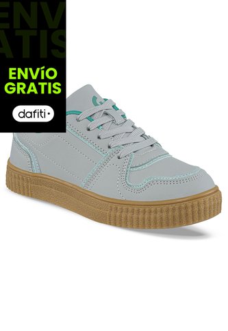 Tenis Urbanos Zynora Gris Para Niña Los Gomosos Los Gomosos