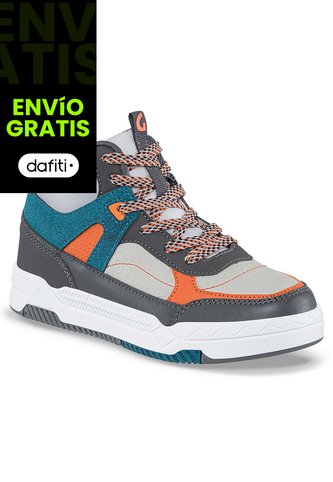 Tenis Urbanos Waley Gris Para Niño Los Gomosos Los Gomosos