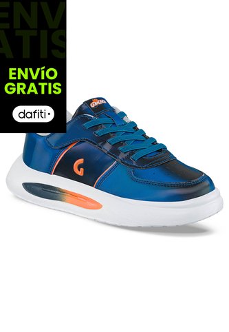 Tenis Urbanos Saxio Azul Para Niño Los Gomosos Los Gomosos