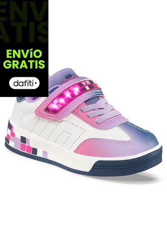 Tenis Luces Perenne Fucsia Para Niña Los Gomosos Los Gomosos