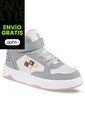 Tenis Odyl Blanco-Gris Para Niña Los Gomosos de Los Gomosos