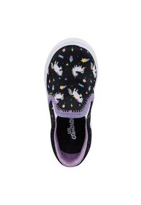 Tenis Liane Negro-Lila Para Niña Los Gomosos