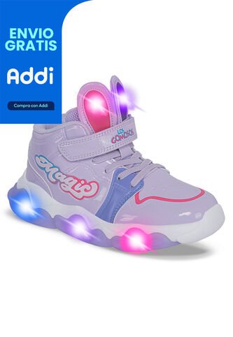 Tenis Con Luces Pidom Mora Los Gomosos Para Niña Los Gomosos