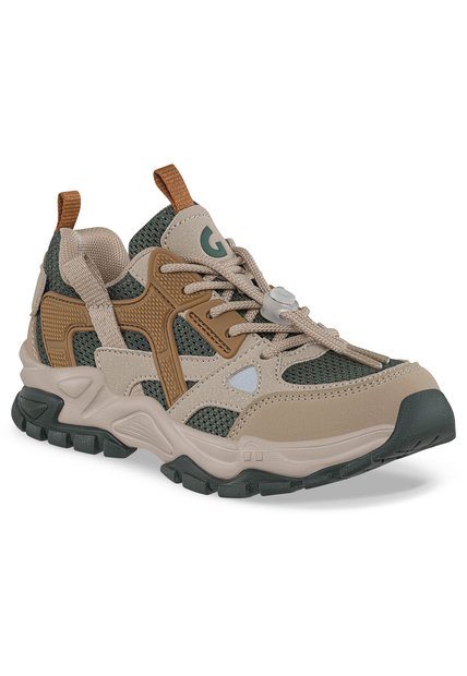 Tenis Urbanos Rigew Beige-Verde Los Gomosos Para Niño