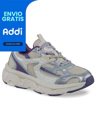 Tenis Urbanos Hysi Beige-Mora Los Gomosos Para Niña Los Gomosos