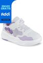 Tenis Urbanos Reguw Blanco-Lila Los Gomosos Para Niña de Los Gomosos