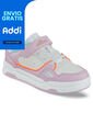 Tenis Urbanos Wruxp Blanco-Rosa Los Gomosos Para Niña de Los Gomosos
