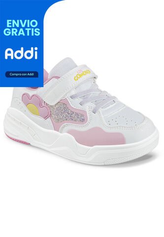 Tenis Urbanos Reguw Beige-Rosa Los Gomosos Para Niña Los Gomosos