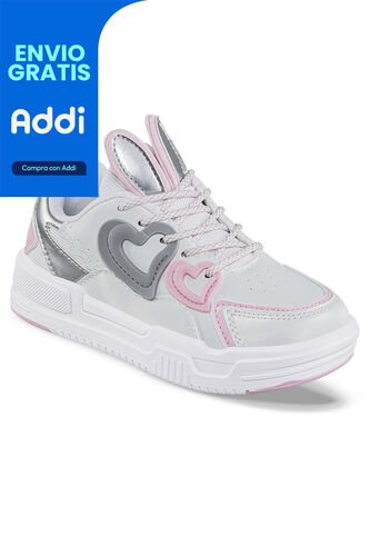 Tenis Urbanos Pixul Blanco Los Gomosos Para Niña Los Gomosos
