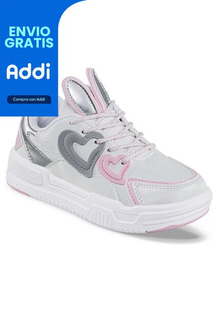 Tenis Urbanos Pixul Blanco Los Gomosos Para Niña