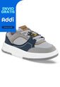 Tenis Urbanos Lidom Gris-Azul O Los Gomosos Para Niño de Los Gomosos